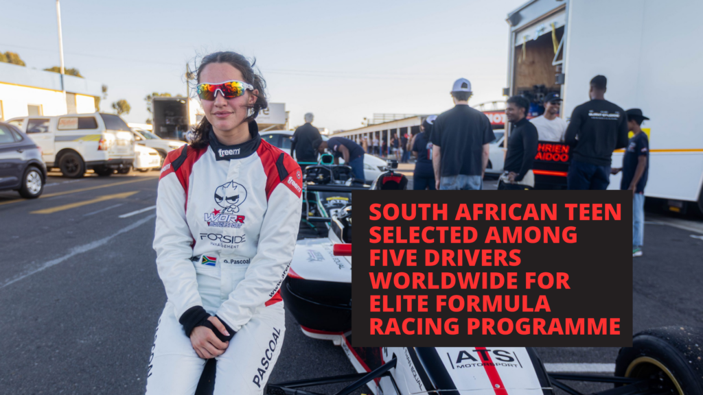 South African teen selected among five drivers worldwide for elite ...